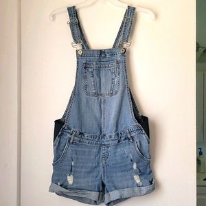 Maternity overalls shorts